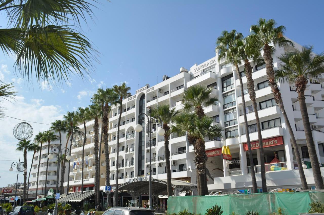 לרנקה Les Palmiers Sunorama Beach Apartments מראה חיצוני תמונה